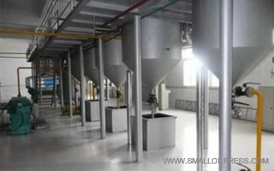 Maintenance of edible oil extracting equipment