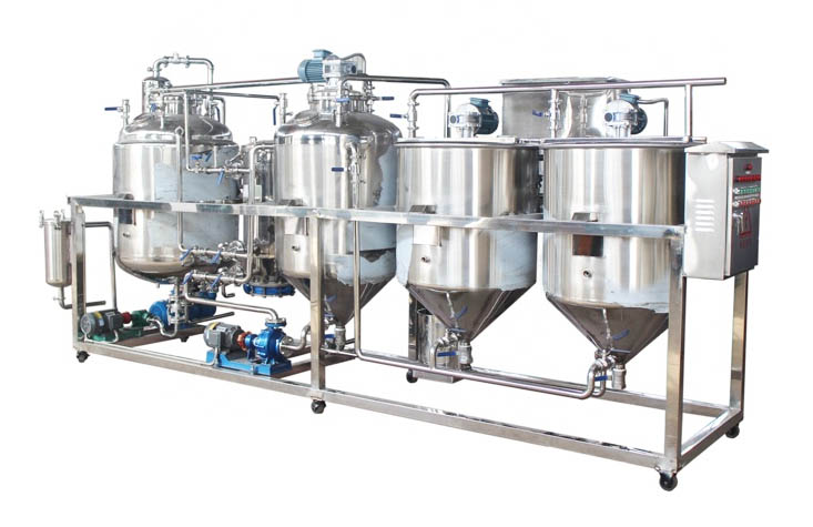 Sunflower oil refining machine