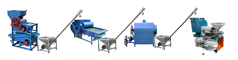 Small oil press line